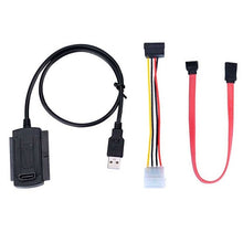 Load image into Gallery viewer, ITINFTEK SATA PATA IDE Drive to USB 2.0 Adapter Converter Cable for Hard Drive Disk HDD 2.5" 3.5" with External AC Power Adapter