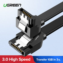 Load image into Gallery viewer, Ugreen SATA Cable 3.0 to Hard Disk Drive SSD HDD Sata 3 Straight Right-angle Cable for Asus MSI Gigabyte Motherboard Cable Sata